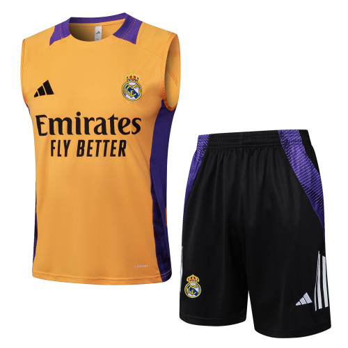 25-26 Real Madrid High Quality Tank Top And Shorts Suit