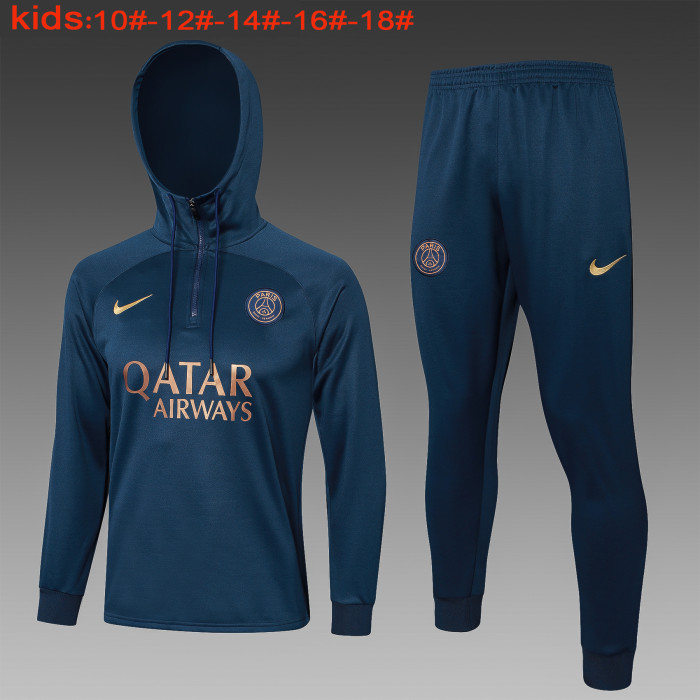 23-24 Paris Saint-Germain High Quality Kids Hoodie Jacket Tracksuit