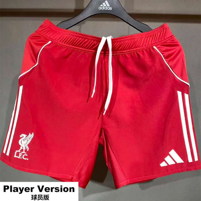 25-26 LIV Home Player Version Shorts Pants (High Quality)(球员短裤)