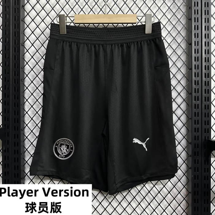 25-26 Man City Away Player Version Shorts Pants (High Quality)(球员短裤)