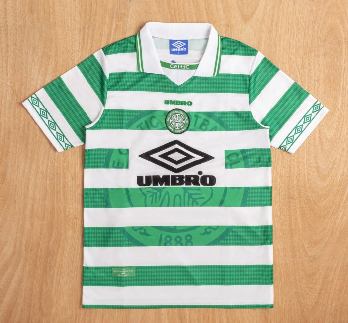 1997-1999 Celtics Home Retro Soccer Jersey