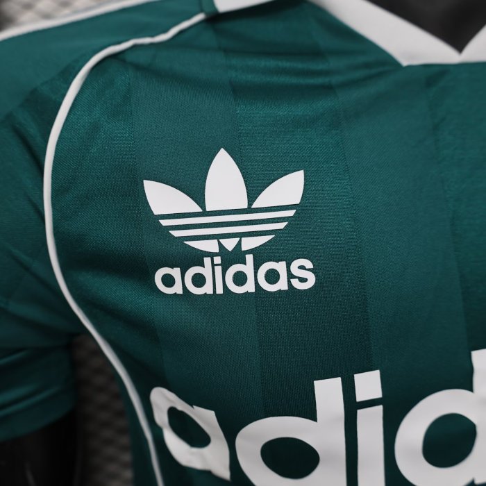 2025 AD Green Player Version Polo Short Sleeve 1:1 Thai Quality