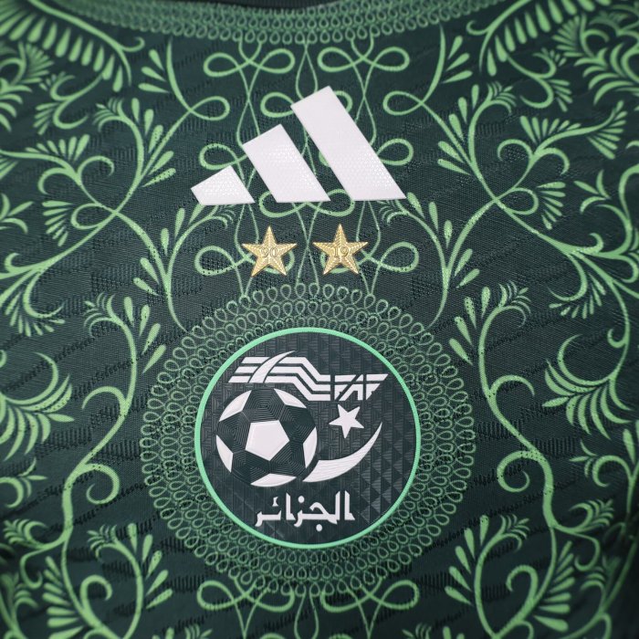25-26 Algeria Away Player Version Soccer Jersey 1:1 Thai Quality