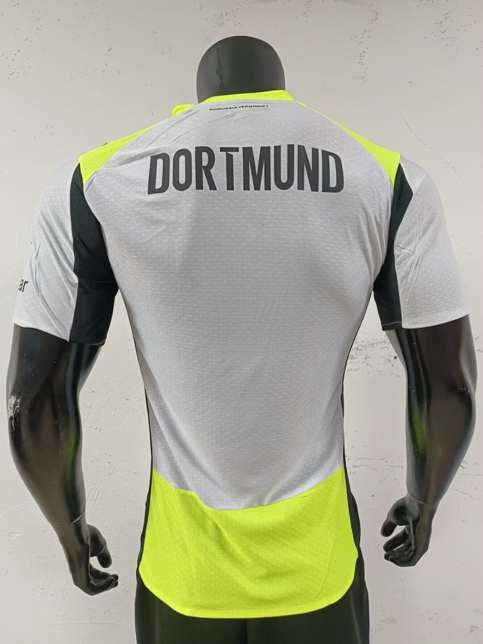 25-26 Dortmund Away Player Version Soccer Jersey 1:1 Thai Quality