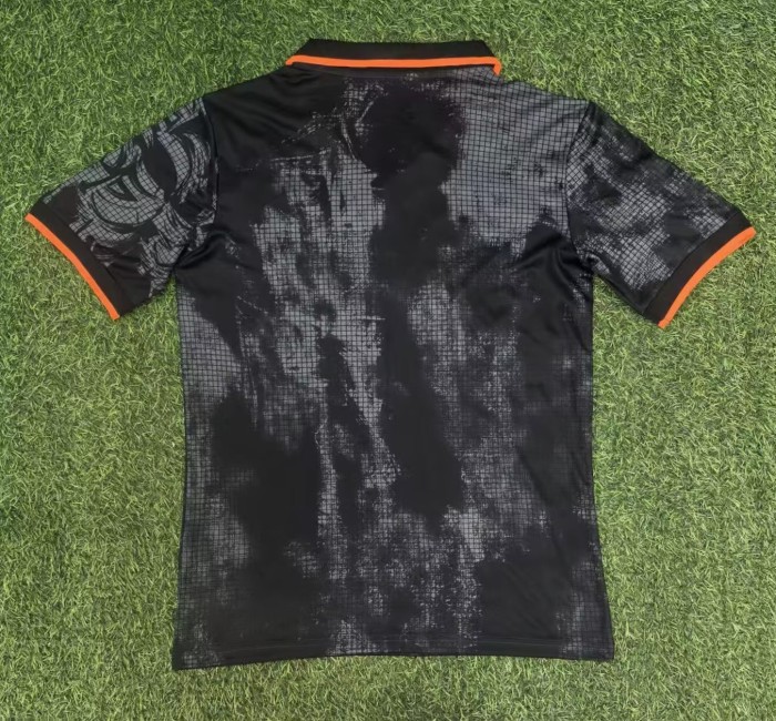 25-26 NetherIands Black Special Edition Fans Soccer Jersey 1:1 Thai Quality