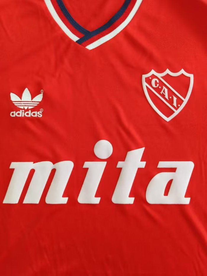 1989-1990 CA Independiente Home Retro Soccer Jersey