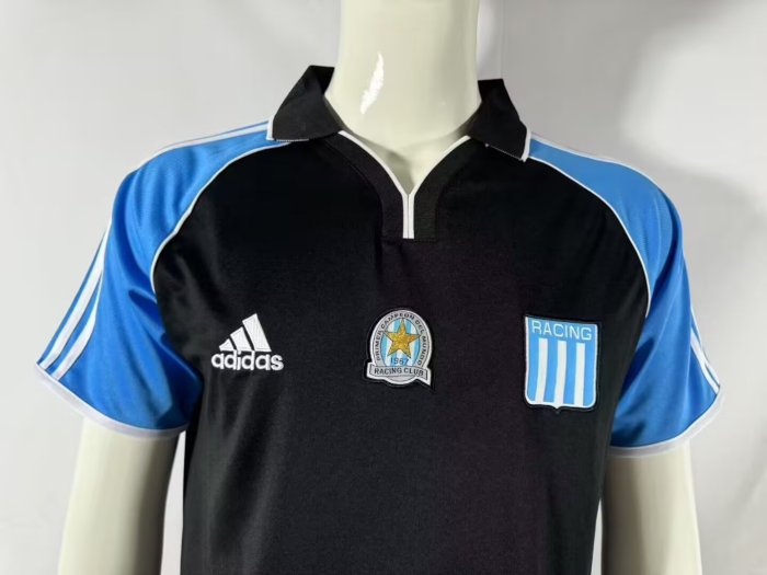 2000-2001 Racing Club Away Retro Soccer Jersey