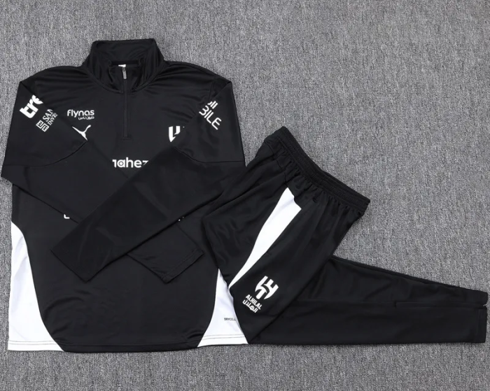 25-26 Al-Hilal High Quality Half Pull Tracksuit