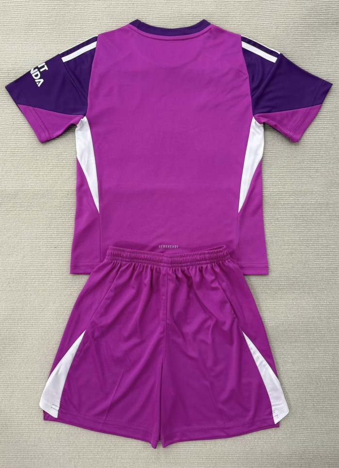 25-26 ARS Purple GoalKeeper Adult Suit 1:1 Thai Quality