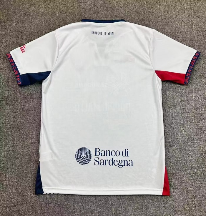25-26 Cagliari Away Fans Soccer Jersey