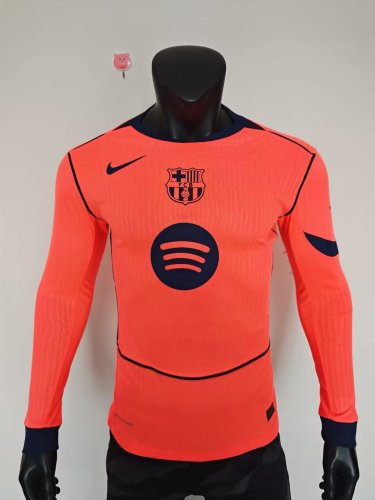 25-26 BAR Third Long Sleeve Player Version Soccer Jersey (长袖球员)