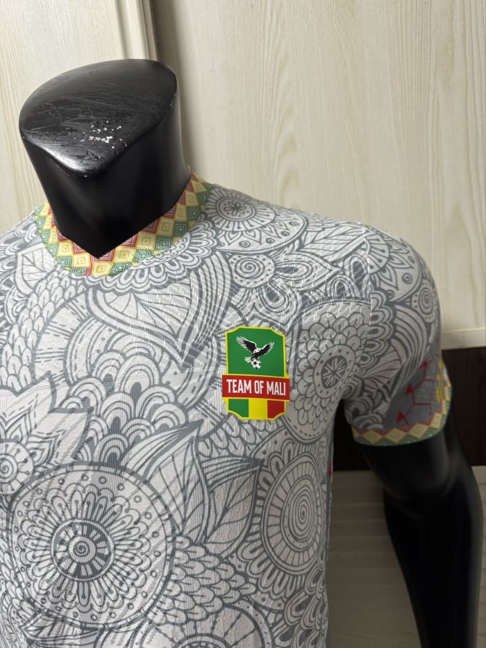 25-26 Mali White Special Edition Player Version Soccer Jersey