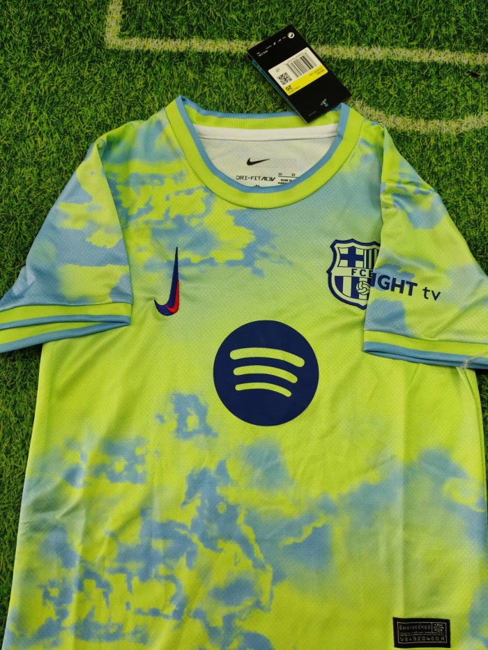 25-26 BAR Green Special Edition Kids Soccer Jersey