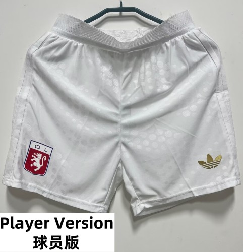 25-26 Lyon Home Player Version Shorts Pants（球员短裤）
