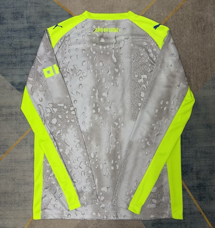 25-26 Man City Third Long Sleeve Fans Soccer Jersey