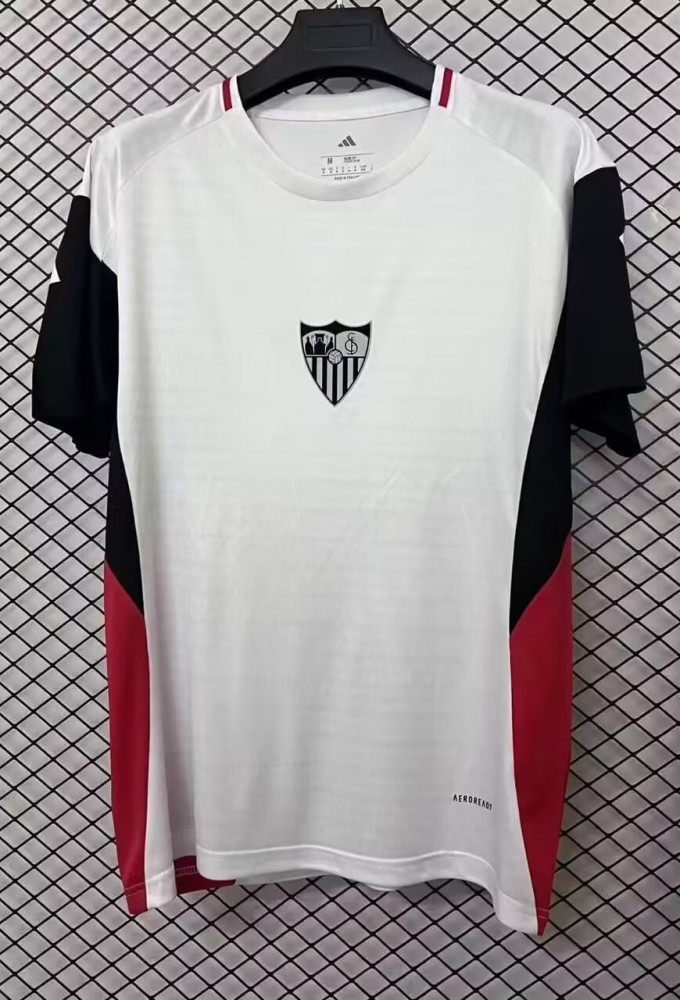 25-26 Sevilla White Training shirts