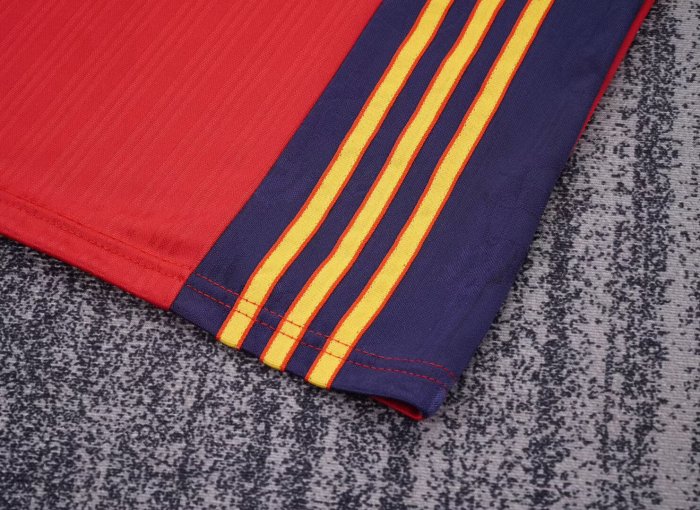 1996 Spain Home Retro Kids Soccer Jersey