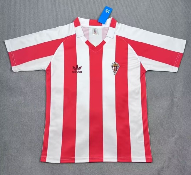 1986-1988 Gijon Home Retro Soccer Jersey