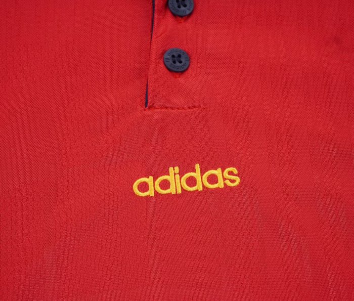 1996 Spain Home Retro Kids Soccer Jersey