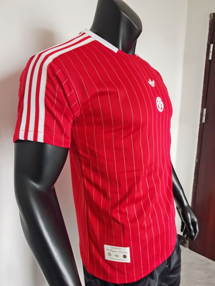 25-26 Bayern Red Casual Edition Player Version Soccer Jersey