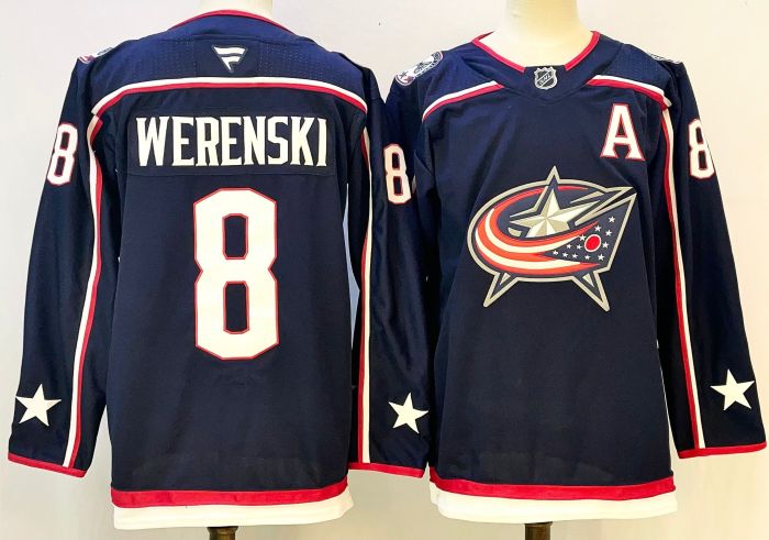 2025 NHL Columbus Blue Jackets New Pattern Jersey