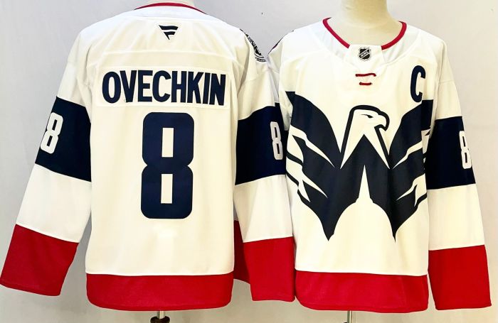 2025 NHL Washington Capitals Ovechkin Oshie Jersey