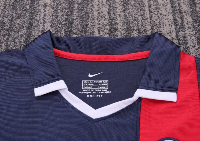2001-2002 PSG Home Retro Kids Soccer Jersey