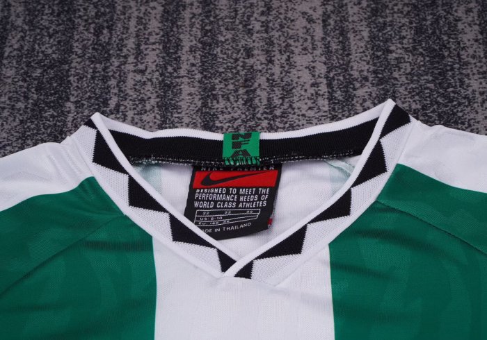 1996 Nigeria Home Retro Kids Soccer Jersey