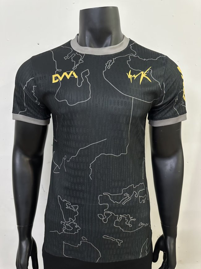 2025 DVV Black Casual Edition Player Version Soccer Jersey