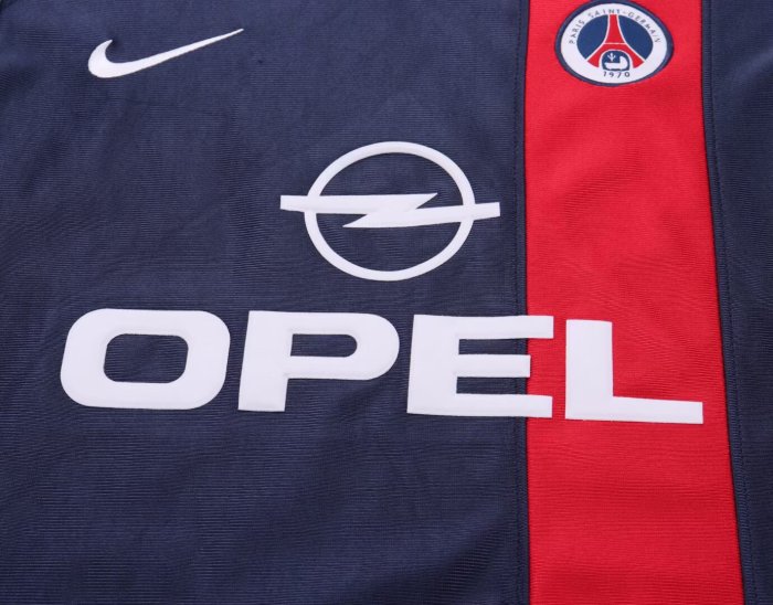 2001-2002 PSG Home Retro Kids Soccer Jersey
