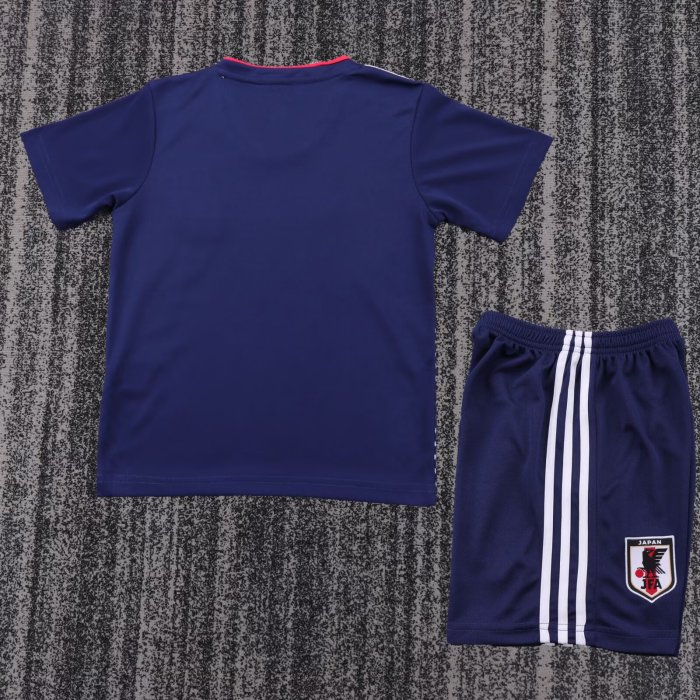 2018 Japan Home Retro Kids Soccer Jersey