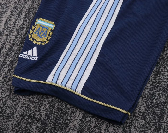 1998 Argentina Away Retro Kids Soccer Jersey