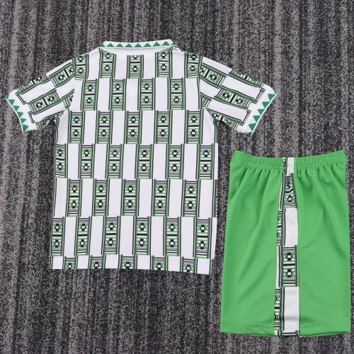 1994 Nigeria Away Retro Kids Soccer Jersey