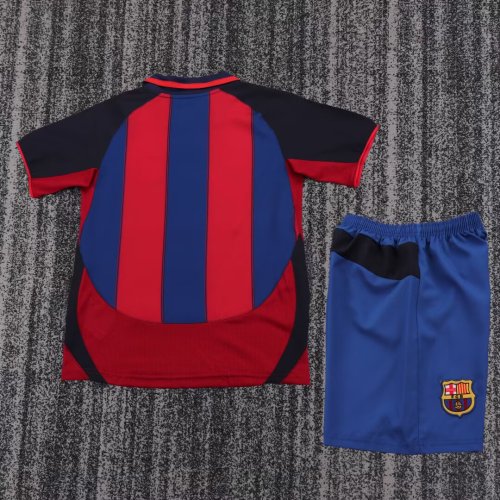 2003 BAR Home Retro Kids Soccer Jersey