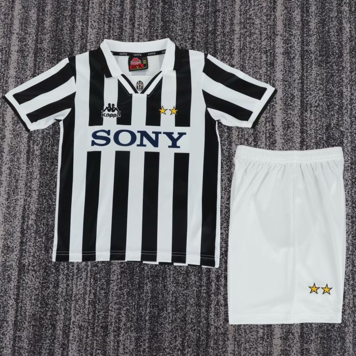1995-1997 JUV Home Retro Kids Soccer Jersey