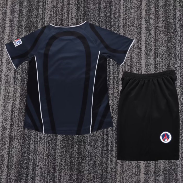 2001-2002 PSG Third Retro Kids Soccer Jersey