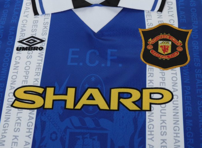 1994-1996 Man Utd Third Retro Kids Soccer Jersey