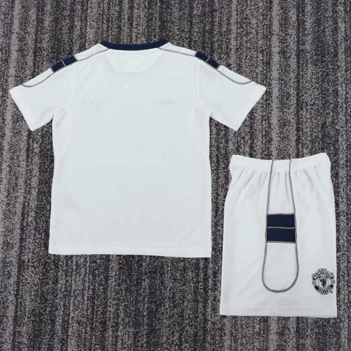 2000-2001 Man Utd Away Retro Kids Soccer Jersey