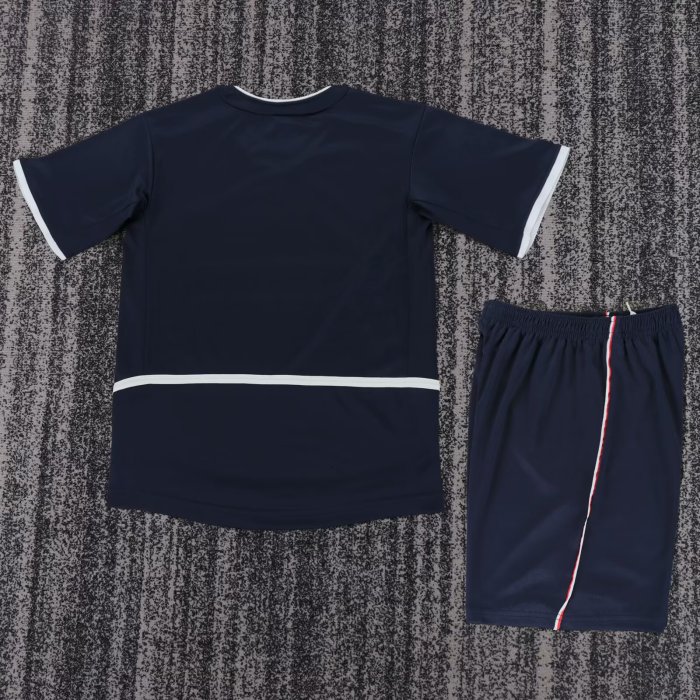 2002-2003 PSG Home Retro Kids Soccer Jersey