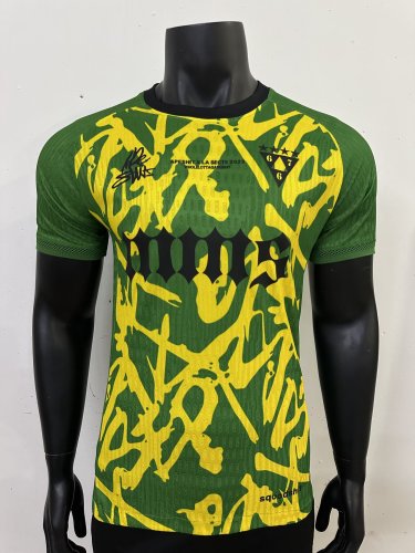 25-26 PSG Green Co-Signed Version Player Version Soccer Jersey