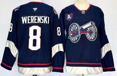 2025 NHL Columbus Blue Jackets New Pattern Jersey