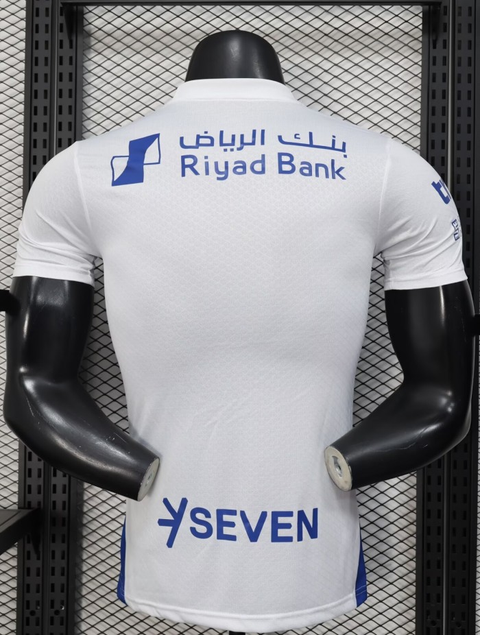 25-26 Al-Hilal White Special Edition Player Version Training shirts