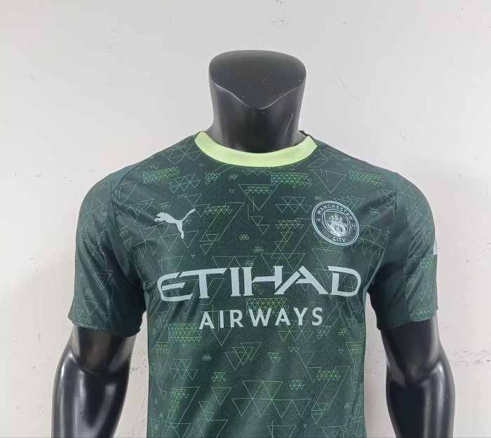 25-26 Man City Fourth Player Version Soccer Jersey