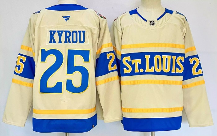 2025 NHLSt. Louis Blues New Pattern Jersey