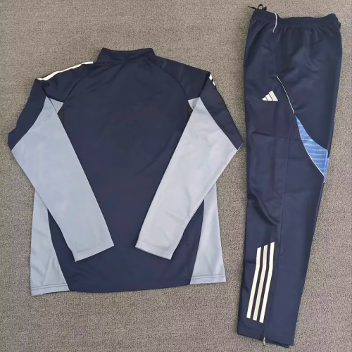 25-26 Schalke 04 Black Half Pull Tracksuit