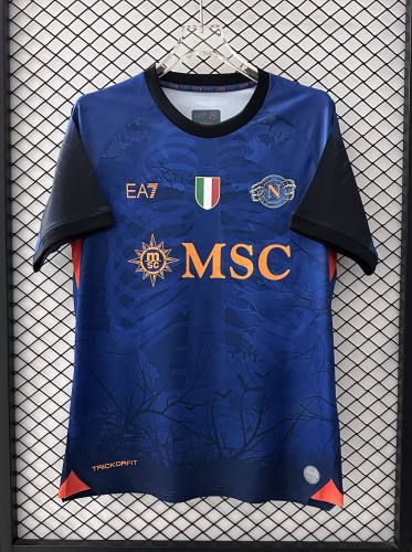 25-26 Napoli Blue All Saints' Day Fans Soccer Jersey