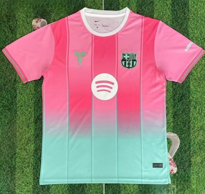 25-26 BAR Pink Green Special Edition Fans Training Shirts