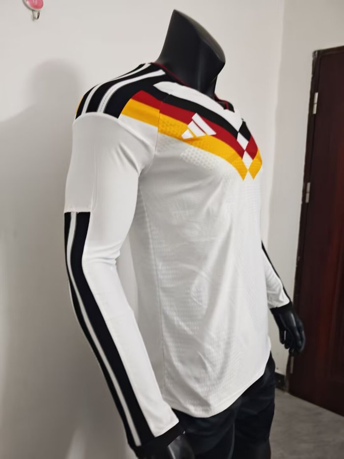 25-26 Germany Home Long Sleeve Player Version Soccer Jersey (长袖球员)