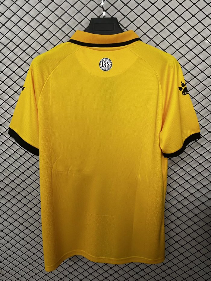 25-26 Espanyol Yellow 125th Anniversary Edition Fans Soccer Jersey