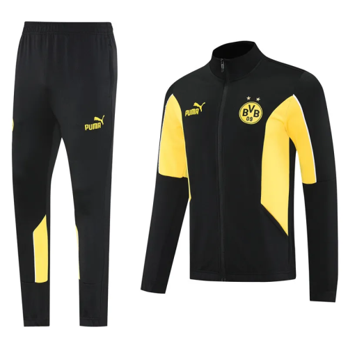 25-26 Dortmund Black Yellow Jacket Tracksuit